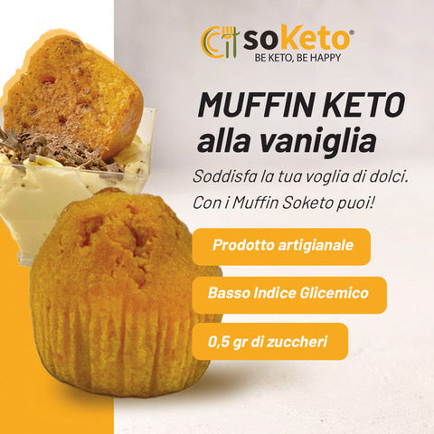 Muffin Chetogenici alla vaniglia